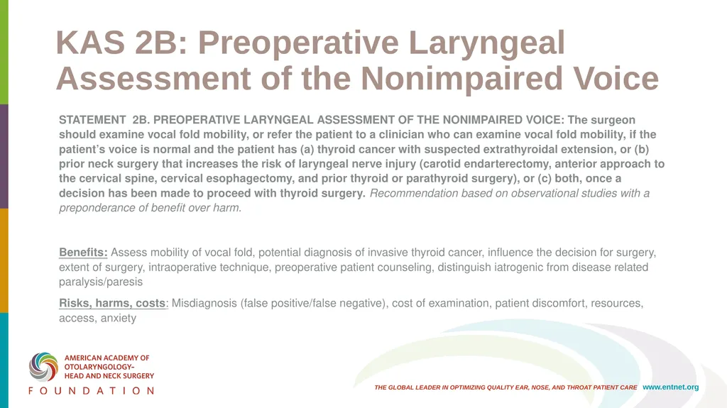 AAO-HNSF Clinical Practice Guideline: Improving - slide 17 of 46