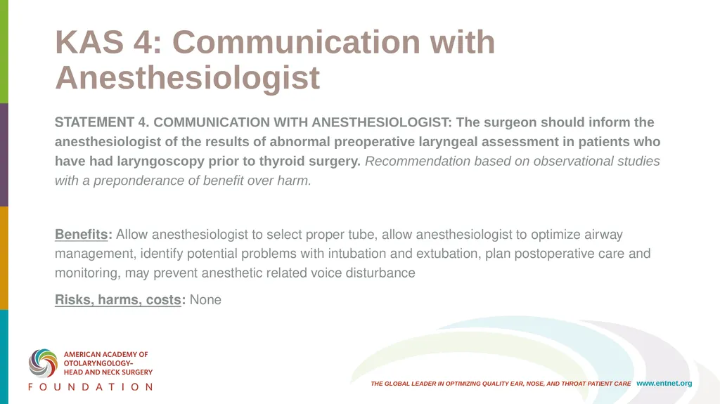 AAO-HNSF Clinical Practice Guideline: Improving - slide 21 of 46