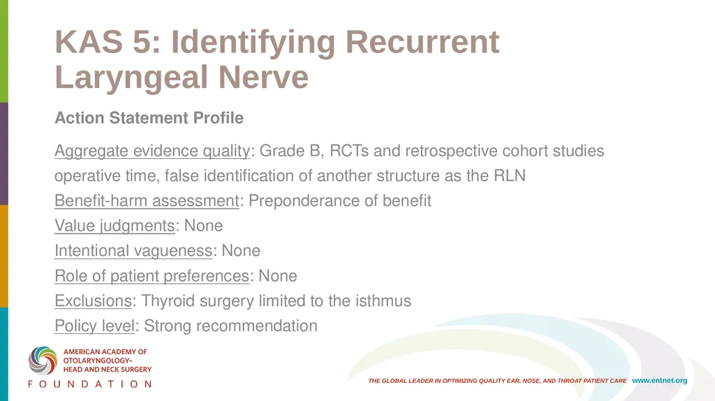 AAO-HNSF Clinical Practice Guideline: Improving - slide 24 of 46
