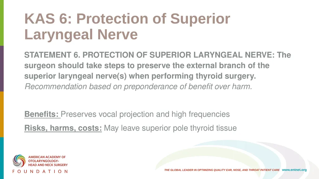 AAO-HNSF Clinical Practice Guideline: Improving - slide 25 of 46