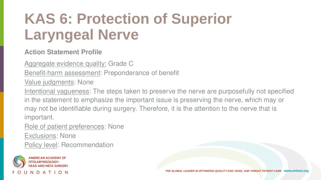 AAO-HNSF Clinical Practice Guideline: Improving - slide 26 of 46