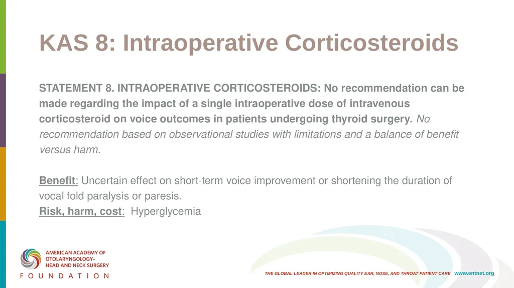 AAO-HNSF Clinical Practice Guideline: Improving - slide 29 of 46