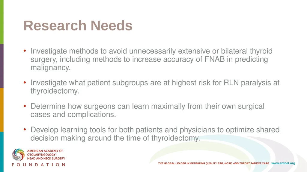 AAO-HNSF Clinical Practice Guideline: Improving - slide 40 of 46
