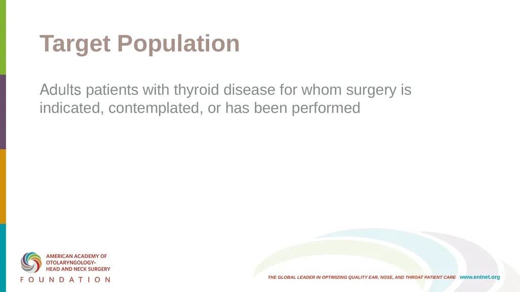 AAO-HNSF Clinical Practice Guideline: Improving - slide 11 of 46