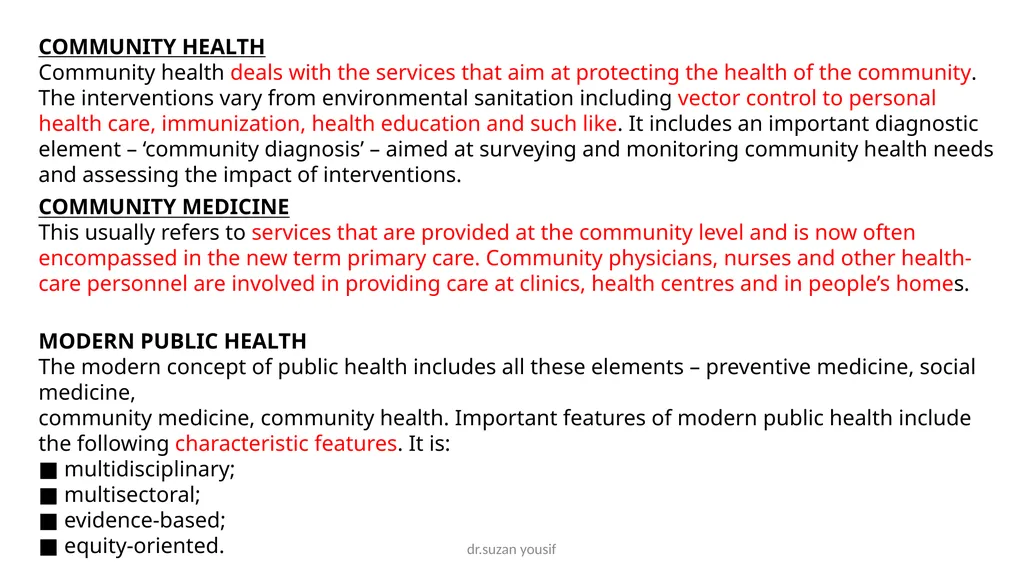 CONCEPTS IN PUBLIC HEALTH AND PREVENTIVE MEDICINE - slide 7 of 16