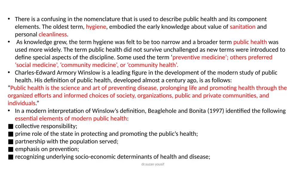 CONCEPTS IN PUBLIC HEALTH AND PREVENTIVE MEDICINE - slide 2 of 16