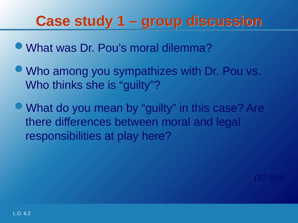 Learning Objective 6.2 Understand how criteria for - slide 8 of 18