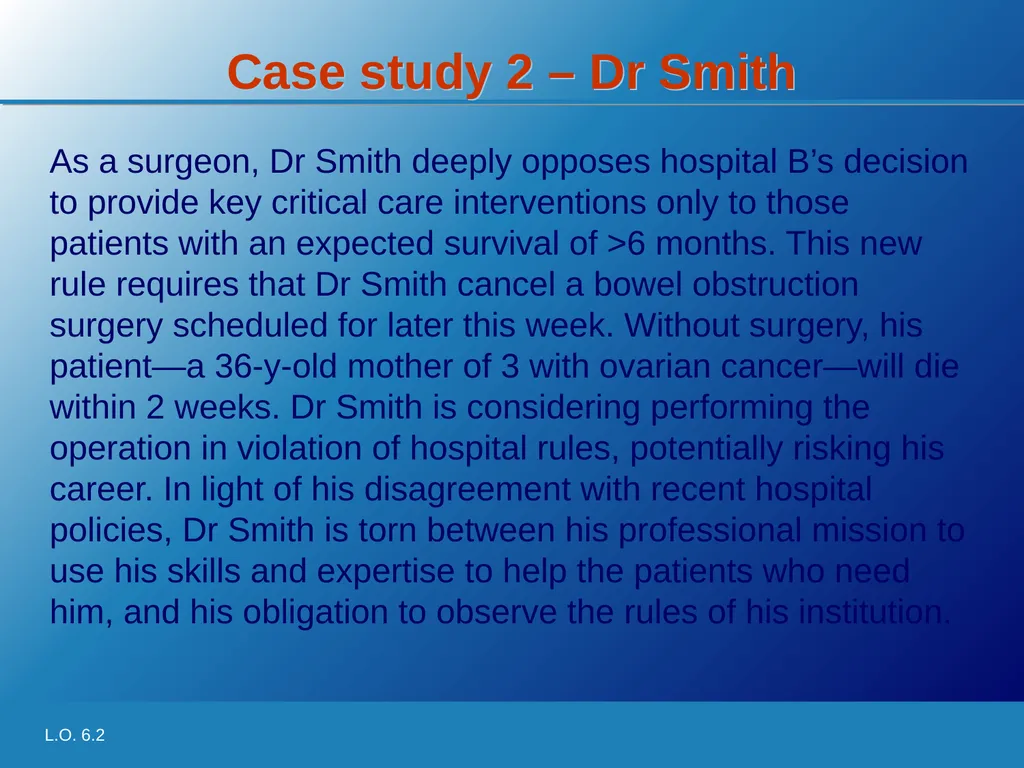 Learning Objective 6.2 Understand how criteria for - slide 12 of 18