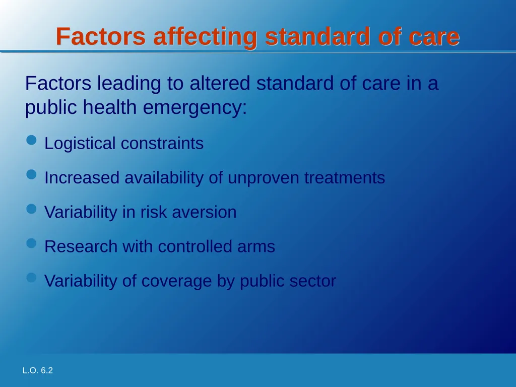 Learning Objective 6.2 Understand how criteria for - slide 4 of 18