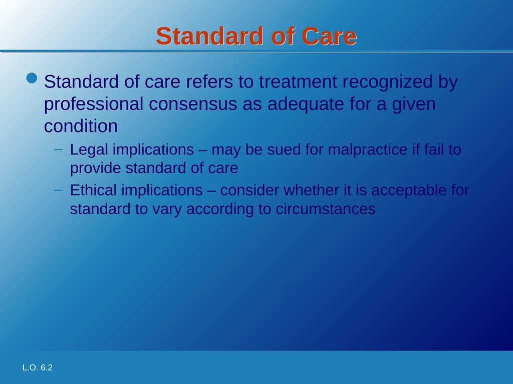 Learning Objective 6.2 Understand how criteria for - slide 3 of 18
