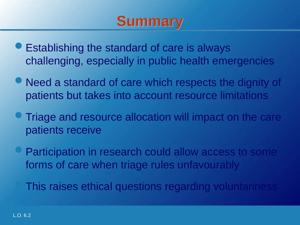 Learning Objective 6.2 Understand how criteria for - slide 16 of 18