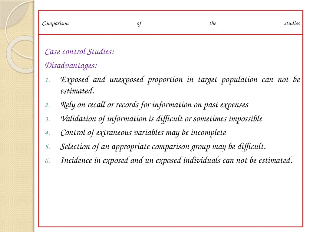 Components of epidemiology First component: data - slide 17 of 31