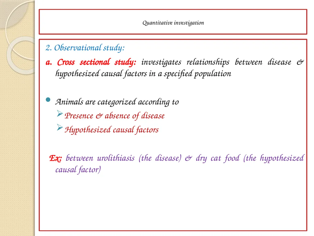 Components of epidemiology First component: data - slide 9 of 31