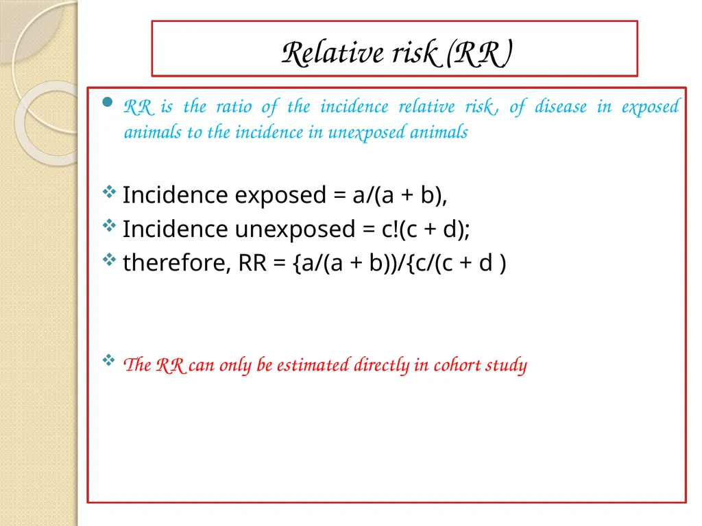 Components of epidemiology First component: data - slide 21 of 31