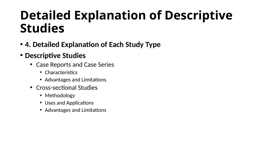 Classification of Epidemiological Studies - slide 6 of 14