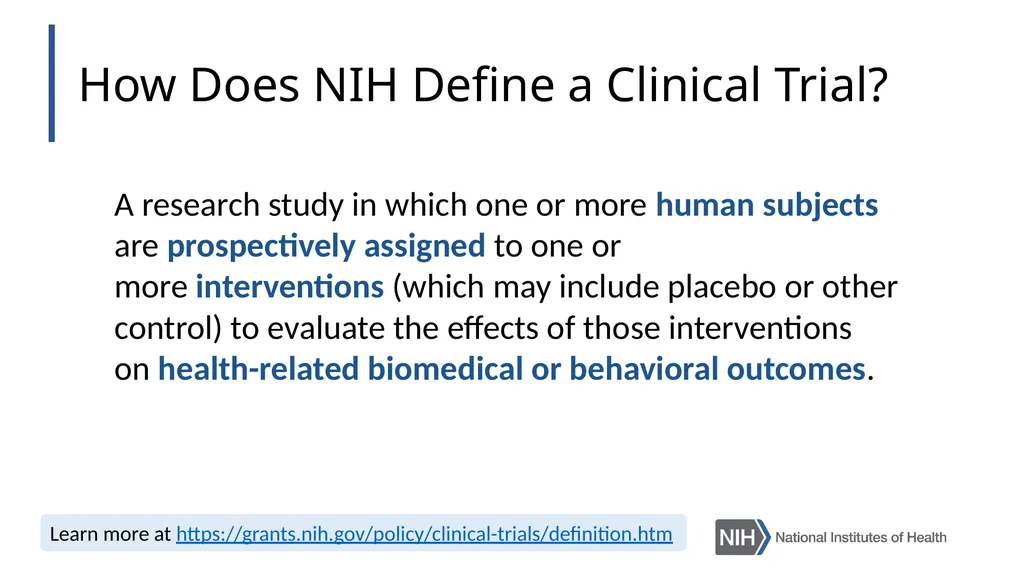 Doing Human Subjects Research? Changing NIH - slide 4 of 31
