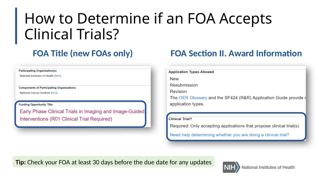 Doing Human Subjects Research? Changing NIH - slide 15 of 31