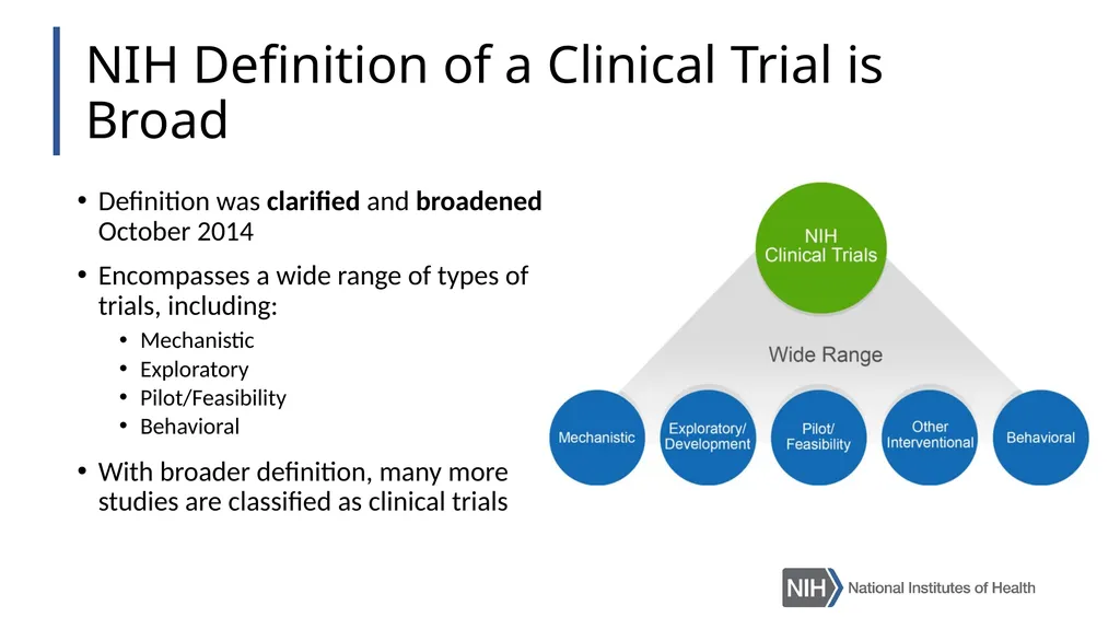 Doing Human Subjects Research? Changing NIH - slide 7 of 31