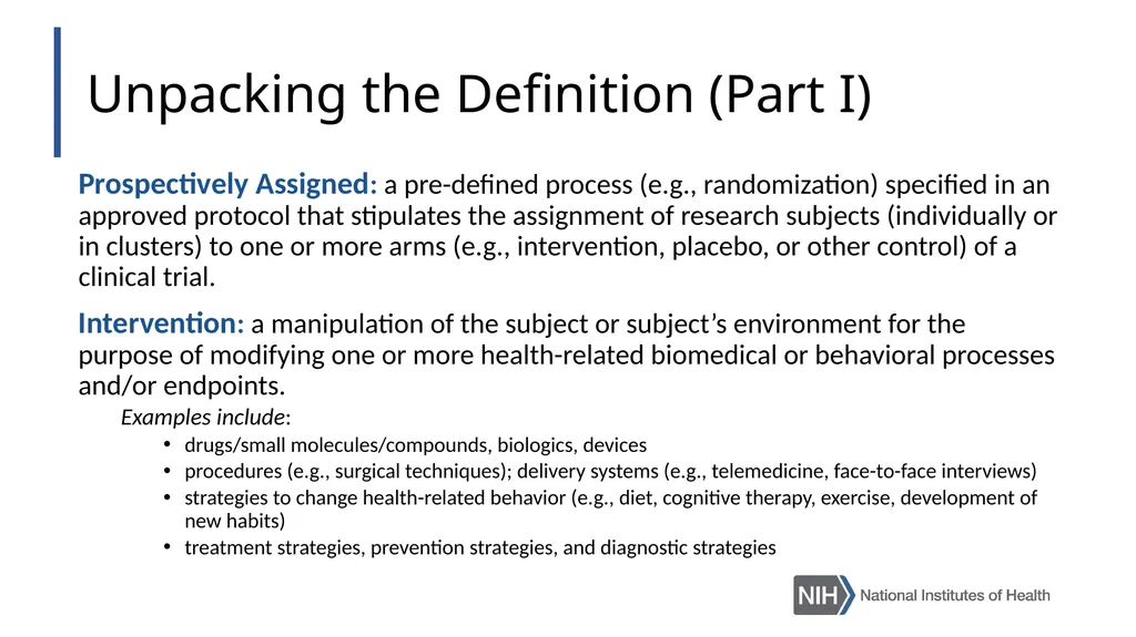 Doing Human Subjects Research? Changing NIH - slide 5 of 31