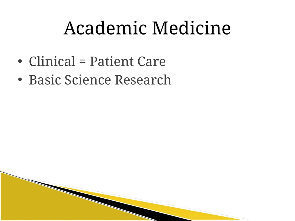 Intro to Medicine 101 Howard M. Hack, M.D. - slide 14 of 34