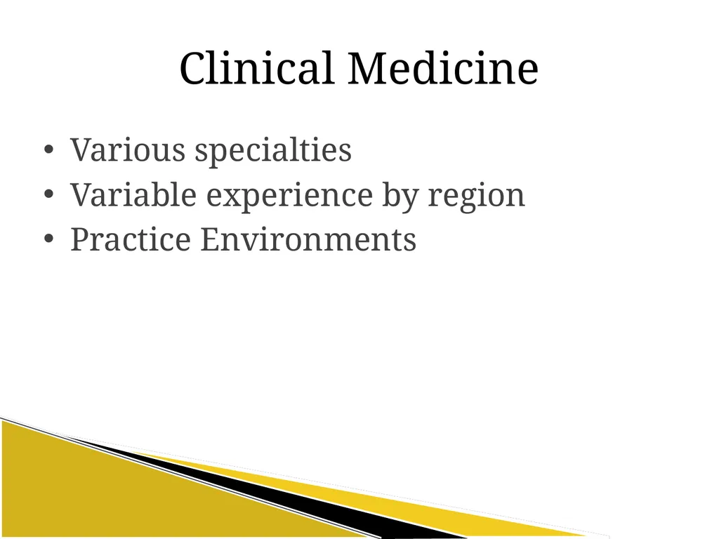 Intro to Medicine 101 Howard M. Hack, M.D. - slide 13 of 34