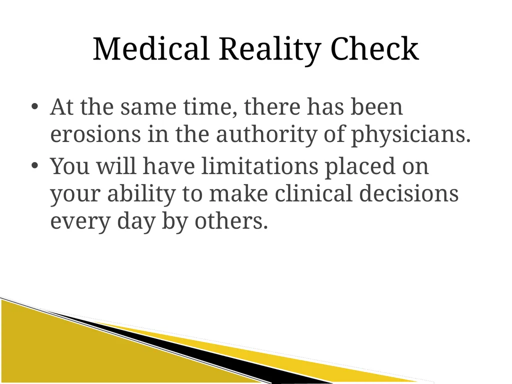 Intro to Medicine 101 Howard M. Hack, M.D. - slide 18 of 34