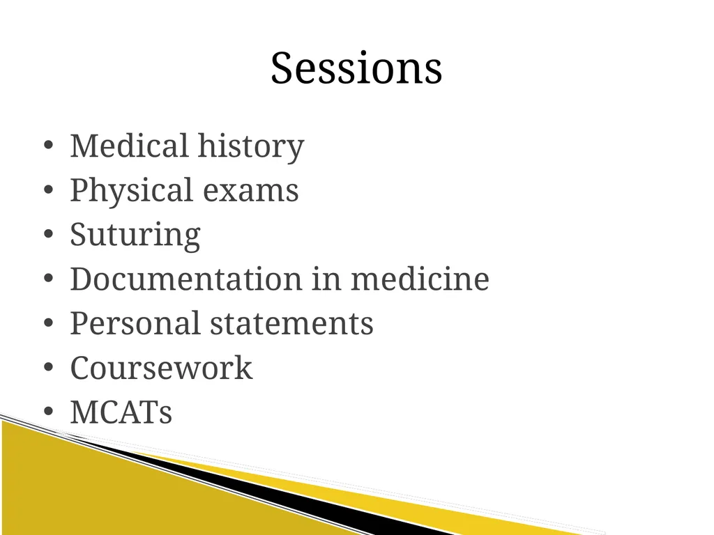 Intro to Medicine 101 Howard M. Hack, M.D. - slide 5 of 34