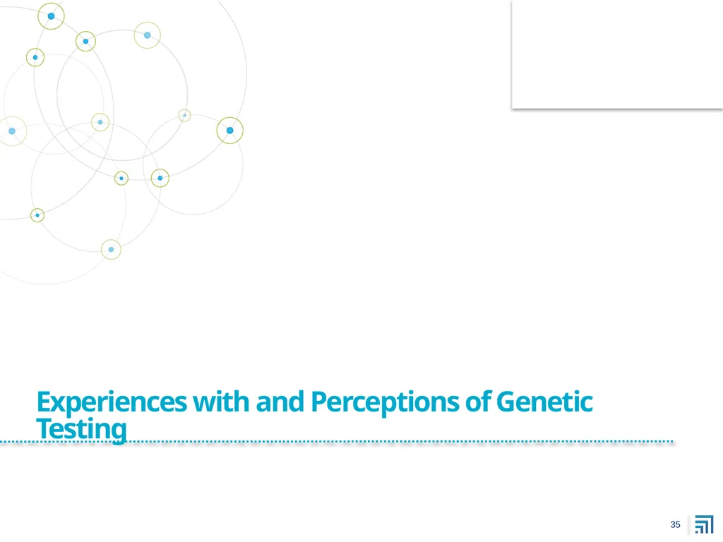 Public Perspectives on Personalized Medicine - slide 35 of 49