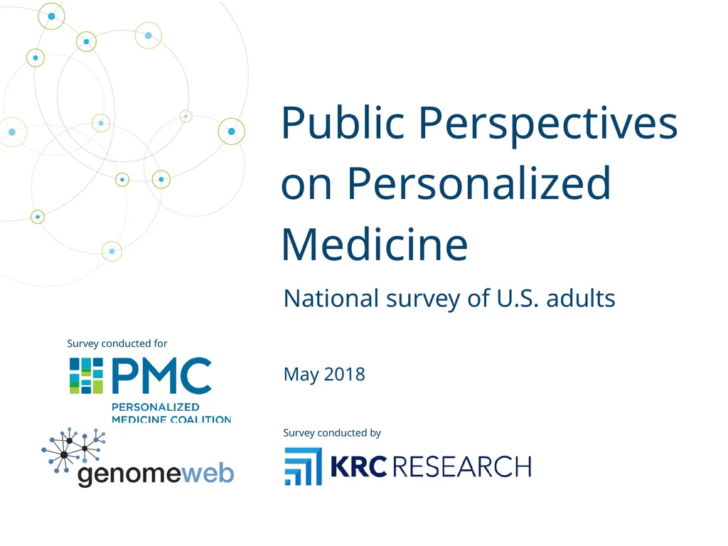 Public Perspectives on Personalized Medicine - slide 1 of 49