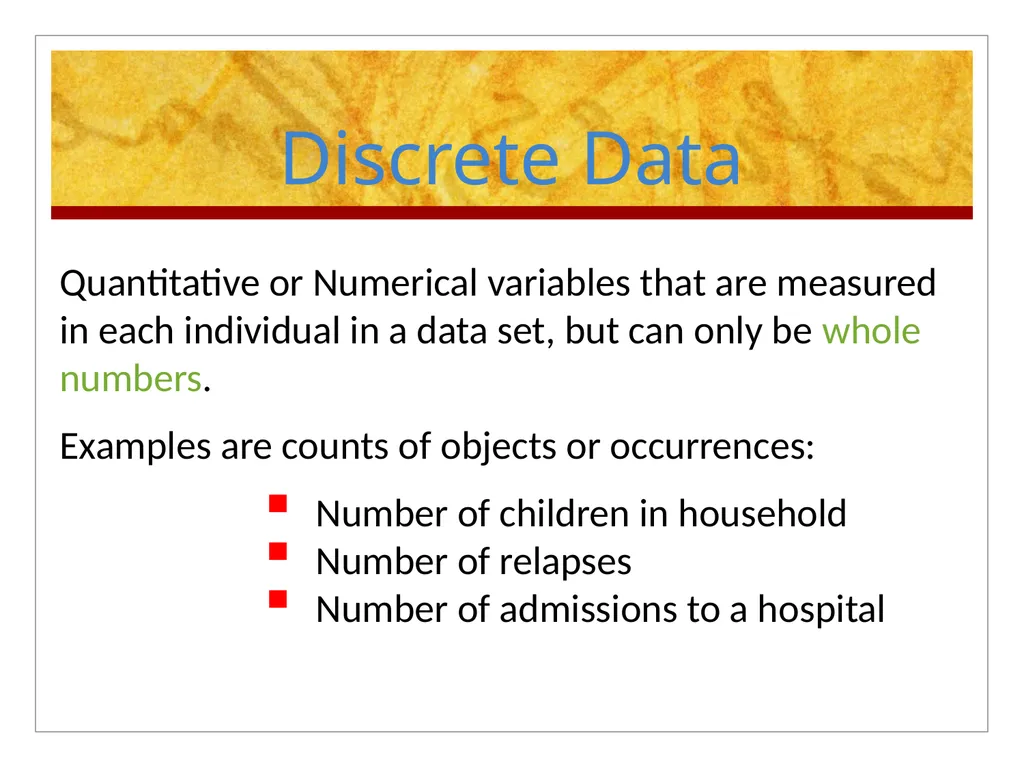 Types of Variables Objective: Students should be - slide 10 of 13