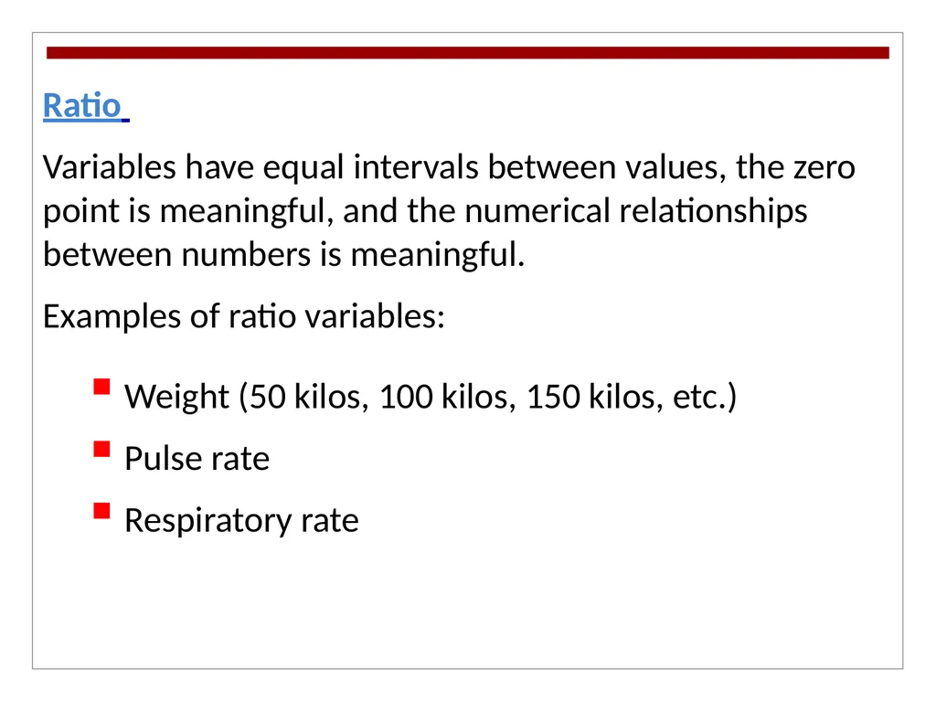 Types of Variables Objective: Students should be - slide 8 of 13