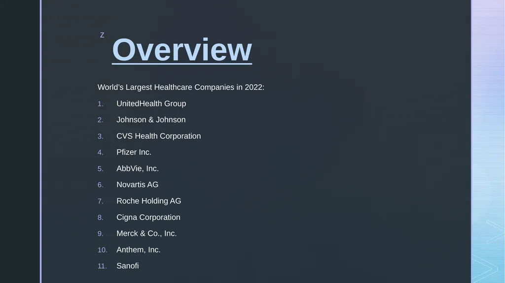Healthcare Sector Megan Sullivan Jack Whitney - slide 6 of 28