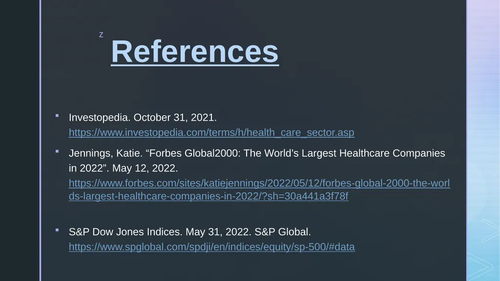 Healthcare Sector Megan Sullivan Jack Whitney - slide 28 of 28