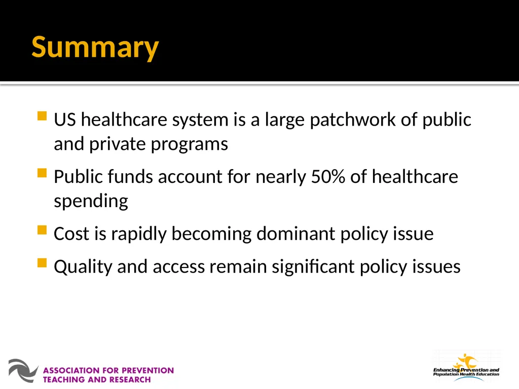 Module 5: Healthcare Systems Developed through the - slide 61 of 64