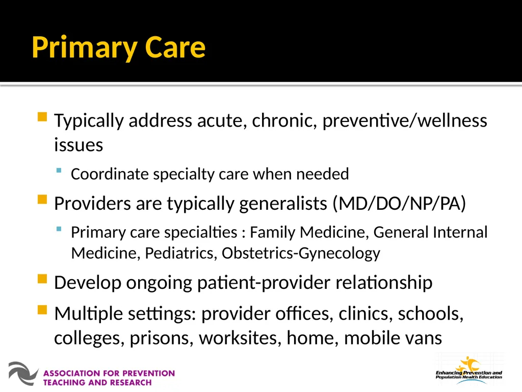 Module 5: Healthcare Systems Developed through the - slide 18 of 64