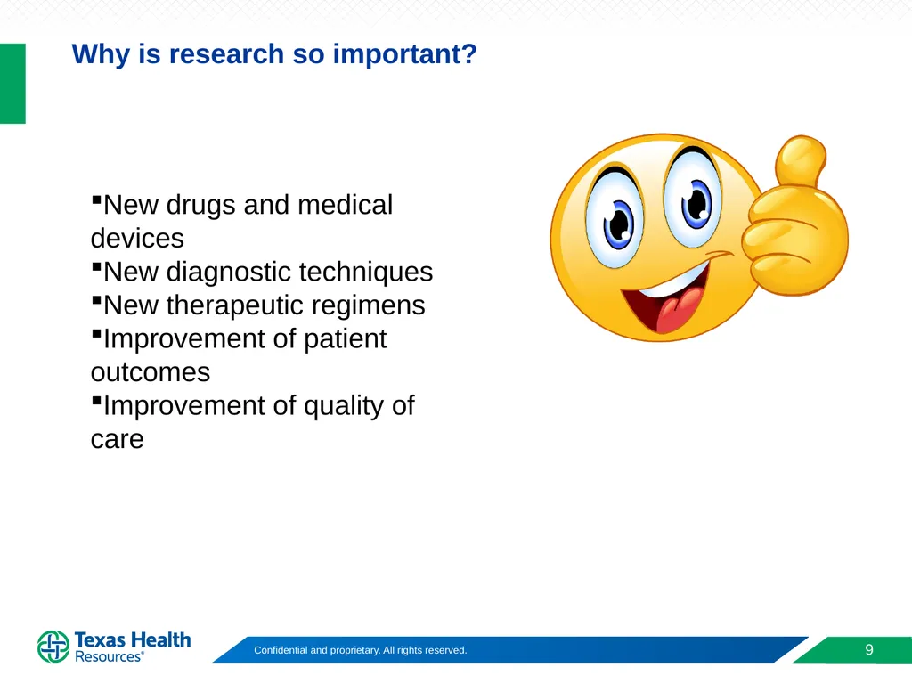 Introduction to Clinical Research Presenting: This - slide 9 of 10