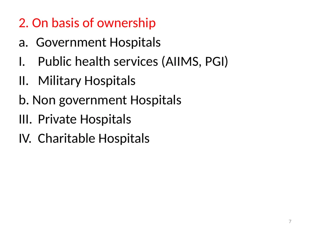 D. Pharm II year Subject code: DP- 206, Hospital - slide 7 of 27