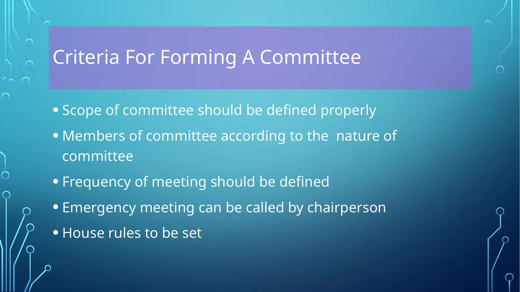 HOSPITAL COMMITTEES Role, Composition, Frequency - slide 4 of 12