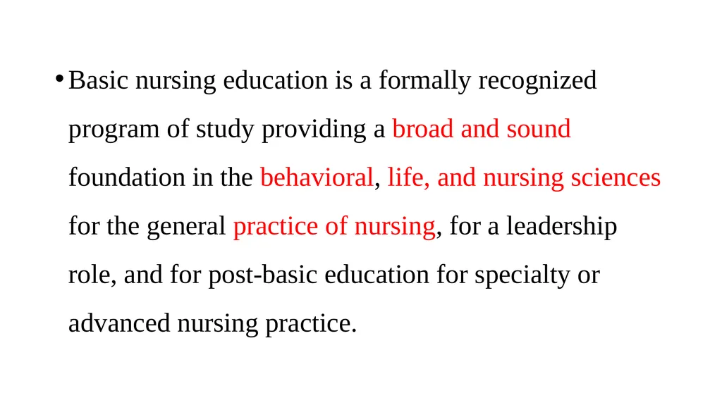 Definitions of Nursing Dr. Shukir Saleem Certain - slide 11 of 25