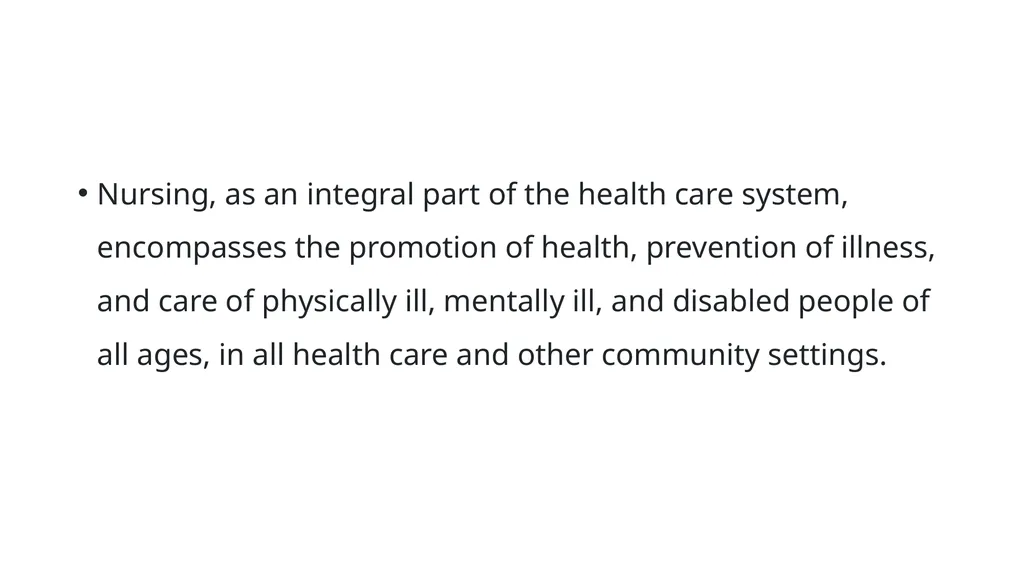 Definitions of Nursing Dr. Shukir Saleem Certain - slide 5 of 25