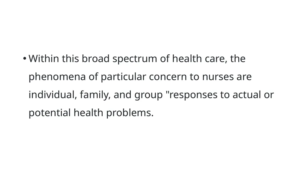 Definitions of Nursing Dr. Shukir Saleem Certain - slide 6 of 25