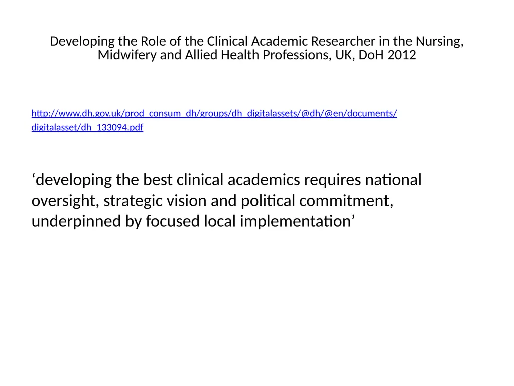 Nursing research or research nursing? Two separate - slide 34 of 49