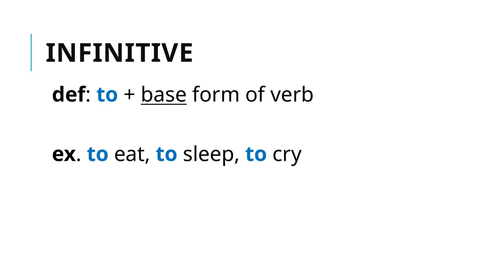 Grammar Basics Some Terms Why Learn Grammar? - slide 14 of 84