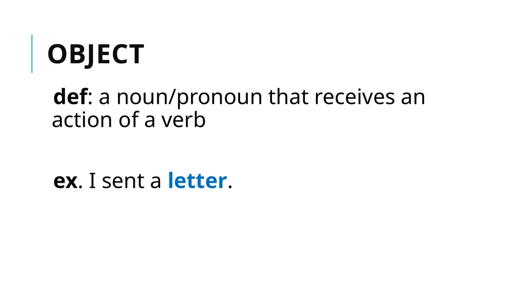 Grammar Basics Some Terms Why Learn Grammar? - slide 12 of 84