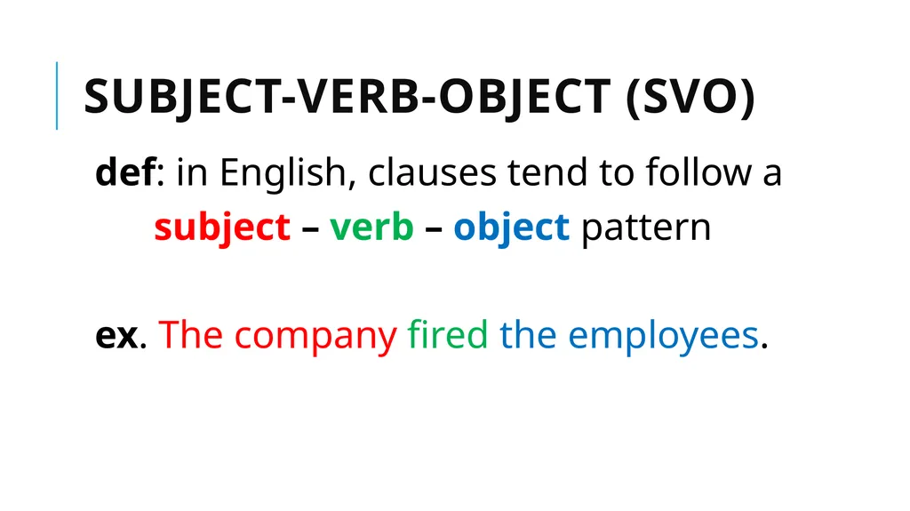 Grammar Basics Some Terms Why Learn Grammar? - slide 15 of 84