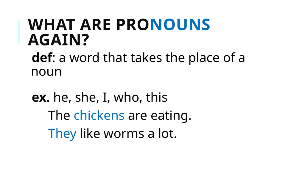 Grammar Basics Some Terms Why Learn Grammar? - slide 46 of 84