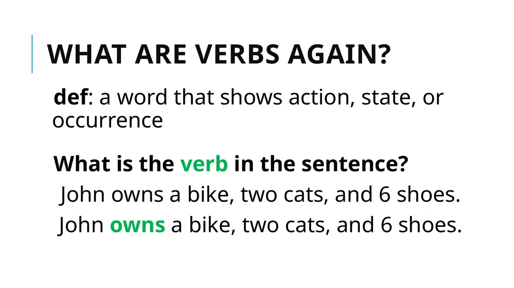 Grammar Basics Some Terms Why Learn Grammar? - slide 53 of 84