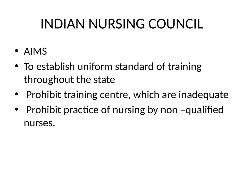 NURSING REGULATORY MECHANISM Mrs.Mercy Asst.Prof. - slide 17 of 27