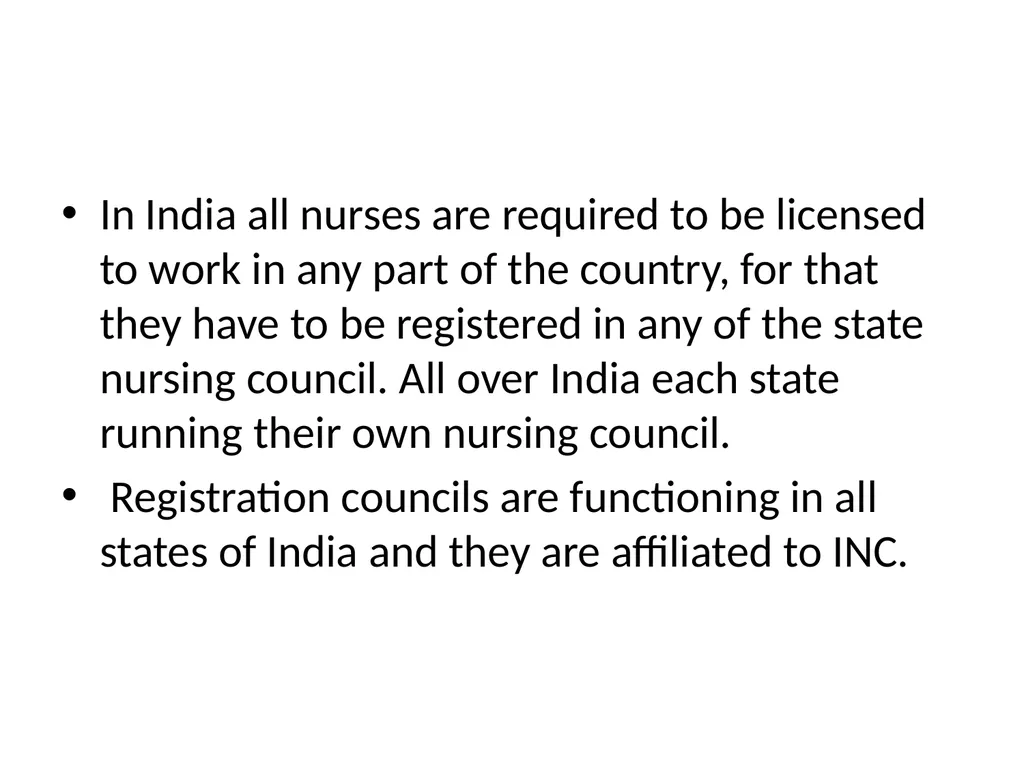 NURSING REGULATORY MECHANISM Mrs.Mercy Asst.Prof. - slide 22 of 27
