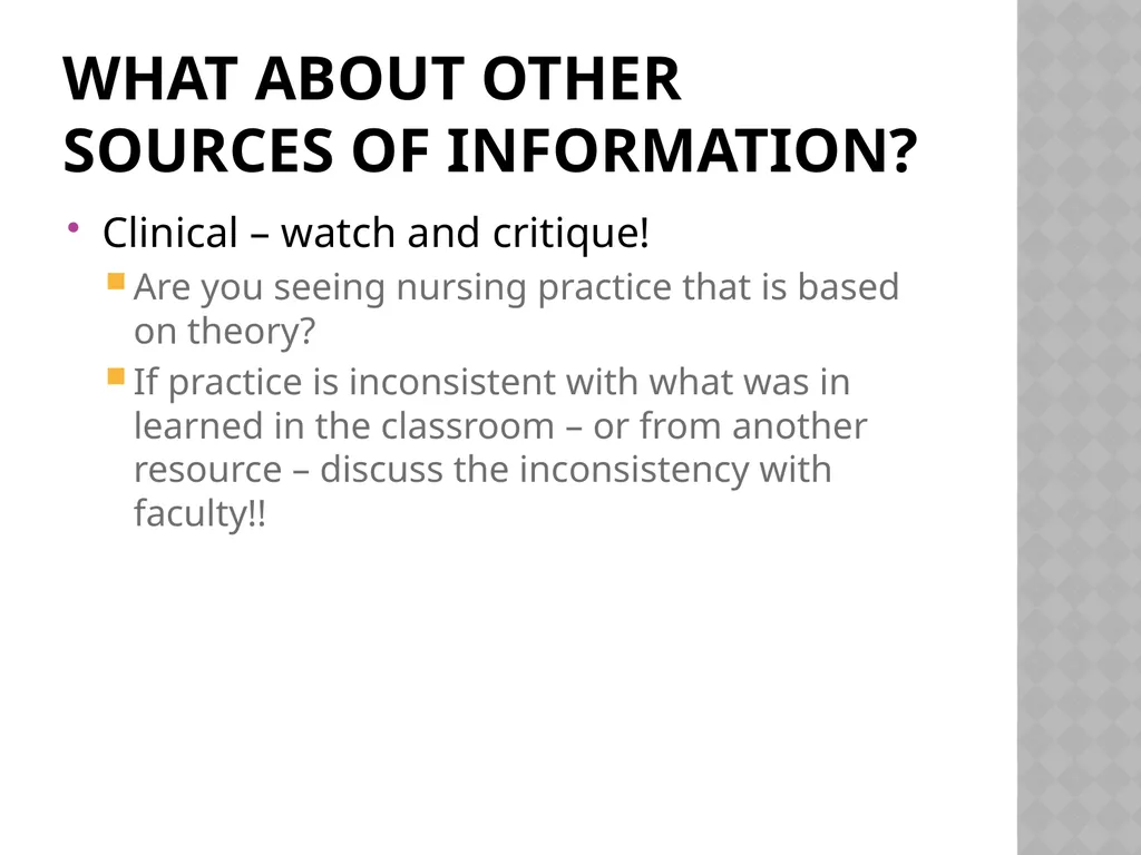 Studying nursing: Study Skills and Test-taking - slide 6 of 9